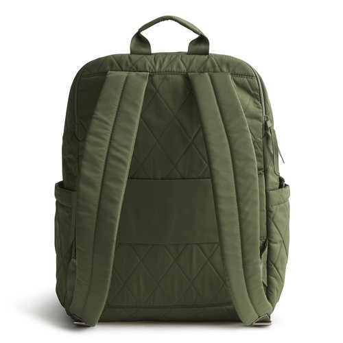 Vera Bradley Women's Performance Twill Large Bancroft Backpack, Bronze Green, One Size