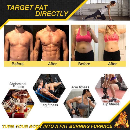 ELAIMEI Fat Burning Sweat Cream - Weight Loss Workout Enhancer Hot Gel for Belly & Tummy | Anti-Cellulite Massage Cream for Men & Women