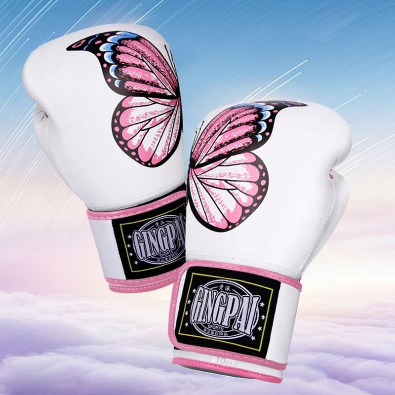 Kids Boxing Glove 6oz 8oz，Boxing Gloves for Kids Youth Boys Girls 3-8 Years， Junior Training Mitt for Sparring， Muay，Kickboxing, Punching Bag, Focus Pads, MMA (Dream Butterfly, 6oz)