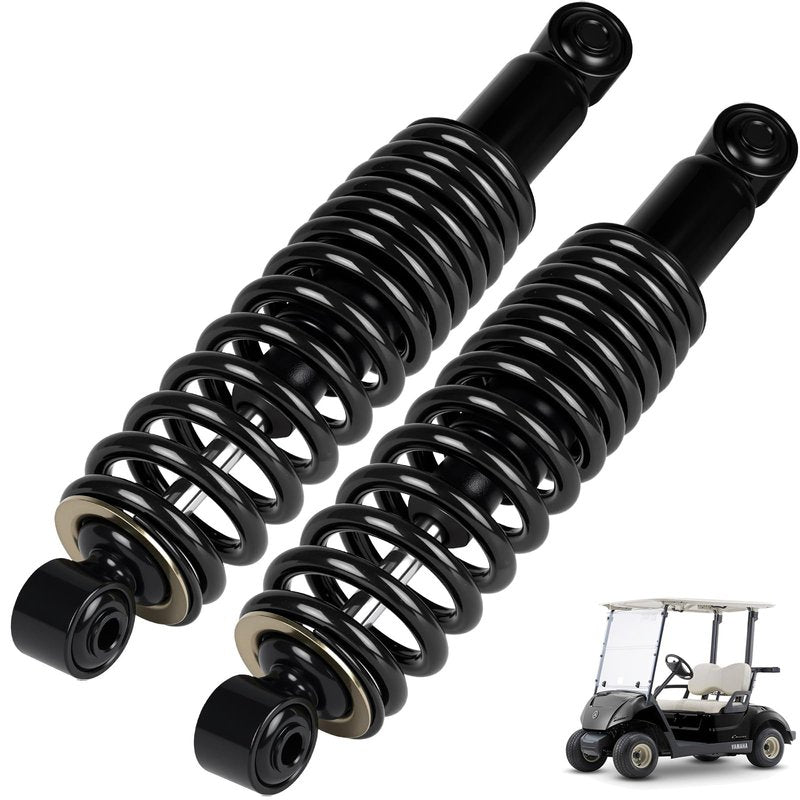 Cartalia Golf Cart Rear Shock Absorber Heavy Duty with Springs for Yamaha G2 G6 G8 G9 G14 G16 G19 G20 G22 G29 / Drive (Gen1) Gas & Electric Models OEM JN4-F2210-00-00 JN3-F2210-00 JW2-F2210-10 Black