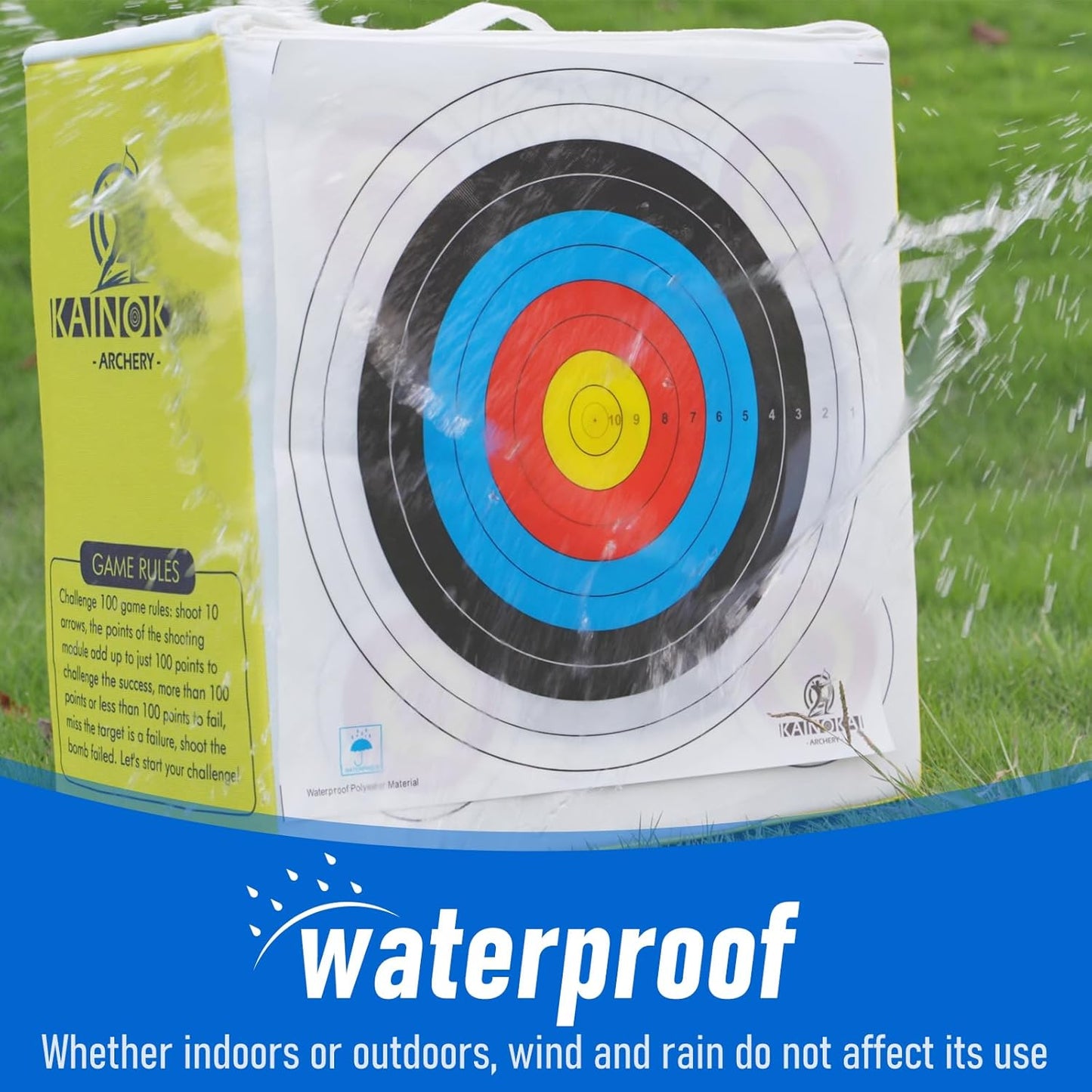 Regine Switzerland Archery Targets - Durable Paper Compound Bow Targets | 40cm, 60cm, 80cm Sizes