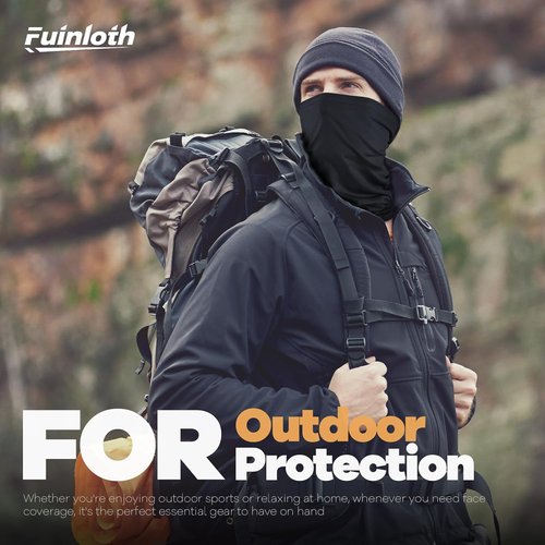 Fuinloth Neck Gaiter - 6 Pack Cooling UV Protection Bandana Face Masks for Men & Women