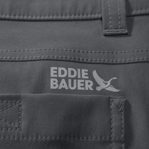 Eddie Bauer Men’s UPF 50+ Classic Fit Stretch Lightweight Tech Short (Gray, 36)