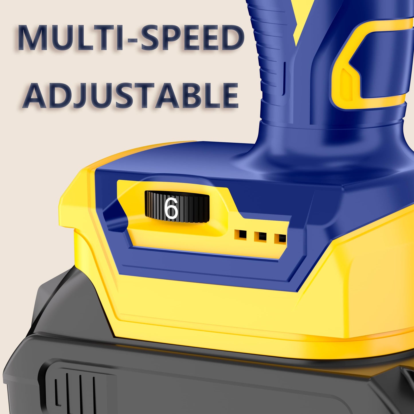 Cordless Electric Caulking Gun Compatible with DeWalt 20V Max Battery(NO BATTERY), 310ml/10oz Caulk tubes, LED Light, Auto Retract, 6 Speed Caulk Gun No Drip for Filling, Sealing, Repairing