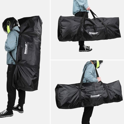 SUNELFFY Electric Scooter Carrying Case - Foldable E-Scooter Storage Transport Bag - Heavy Duty for Mijia M365 /M365 Pro Xiaomi Segway (Black)