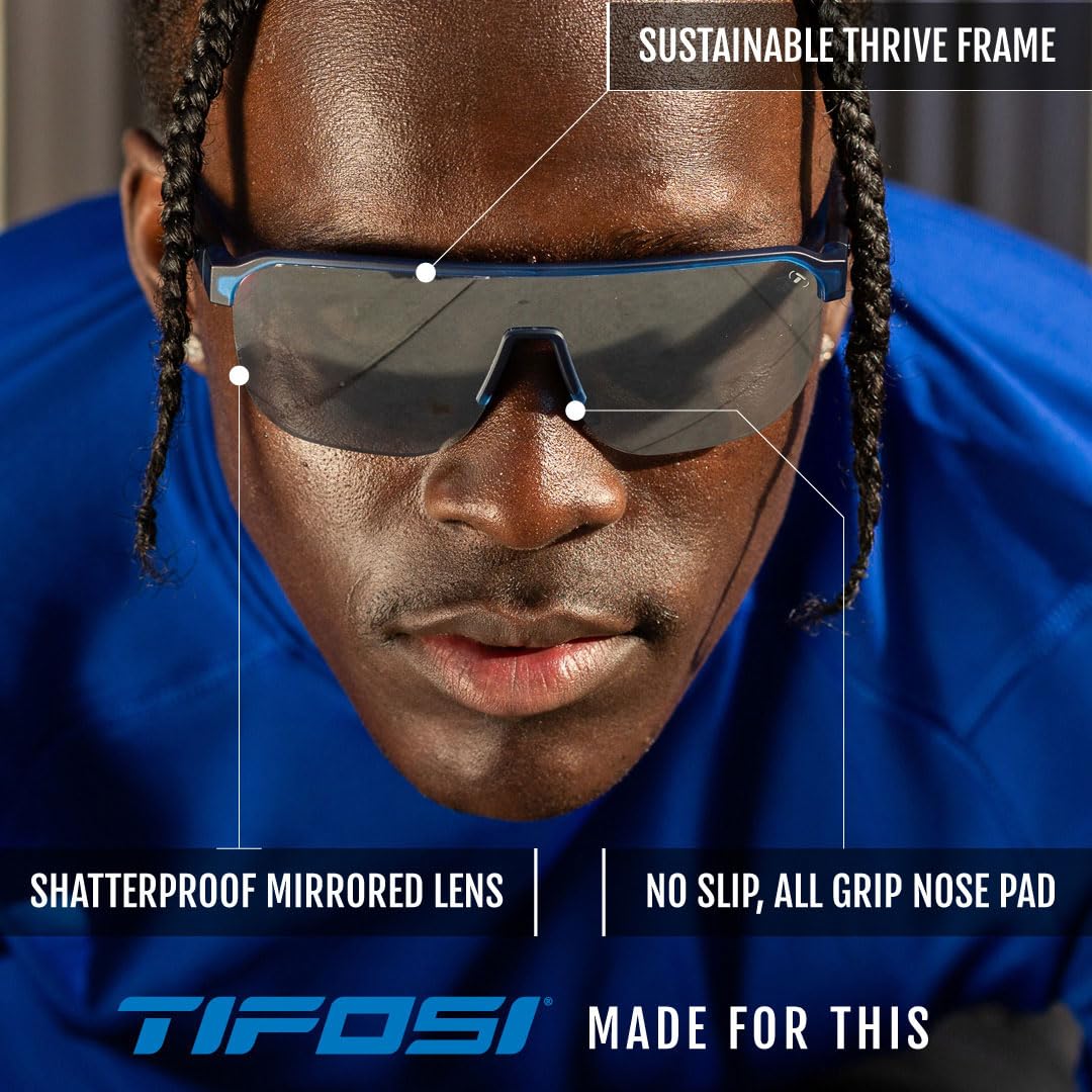 Tifosi Optics Sanctum SL Sunglasses (Midnight Vapor (Silver Mirror))