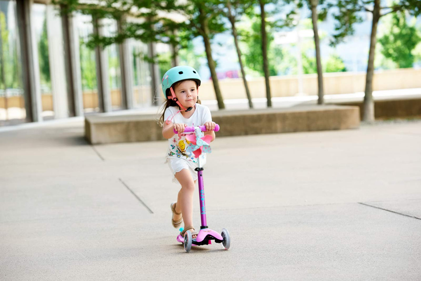 Micro Kickboard | Mini Kids Scooter for Ages 2-5 | Children up to 110 lbs | 3 Wheel Lean-to-Steer Design | Adjustable T Bar | Smooth Ride PU Wheels | Swiss Design