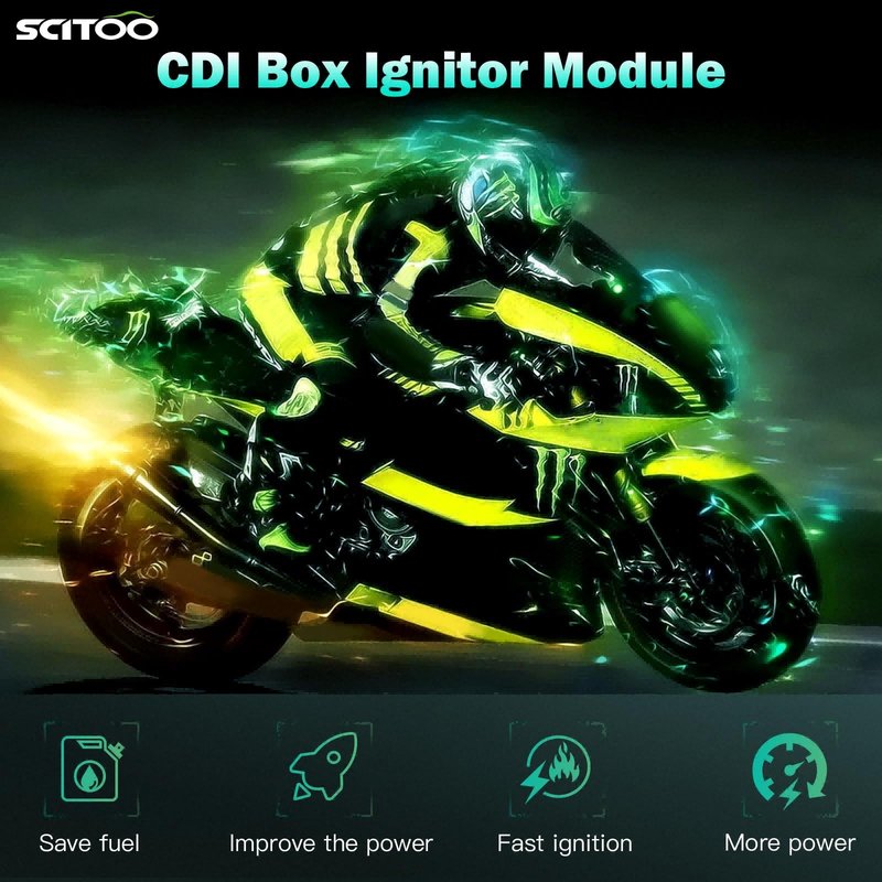 SCITOO CDI module CDI Box 72562-G01 1 pcs Replacement 1991-2002 EZ-Go for Golf Cart 4 cycle gas models 72562-G01 EPIGC107