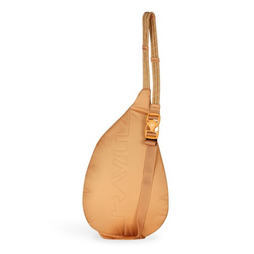 KAVU Mini Rope Sling Pack with Adjustable Rope Shoulder Strap, Teak