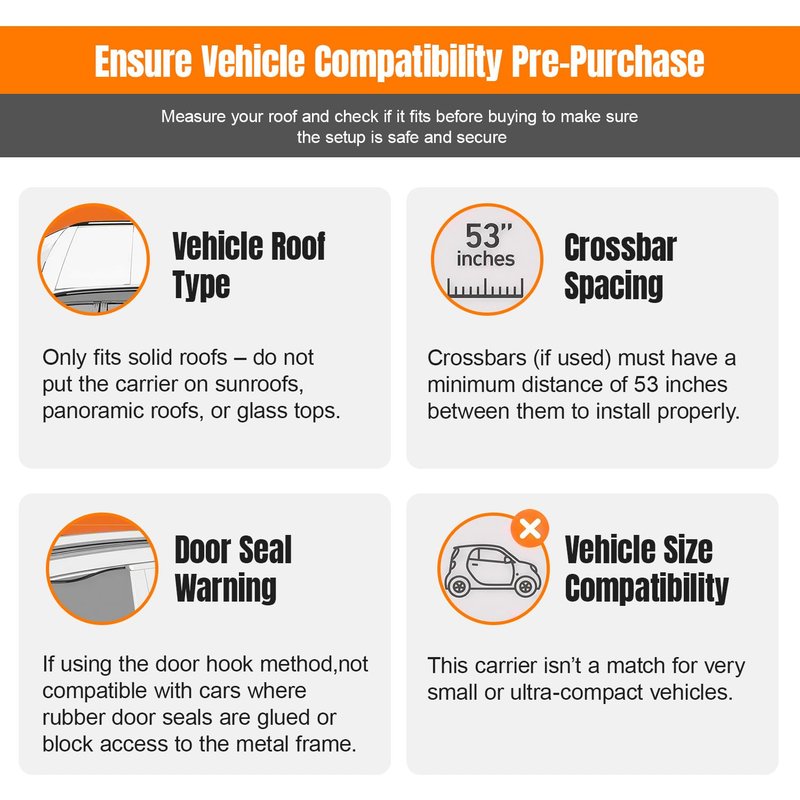 Sailnovo Rooftop Cargo Carrier Roof Bag, 20 Cubic feet Soft Waterproof Car Roof Bag fit Cars with/Without Rack, 6 Tie-Down Straps, 6 Door Hooks, Foldable Car Top Carrier for Road Trip Camping Travel