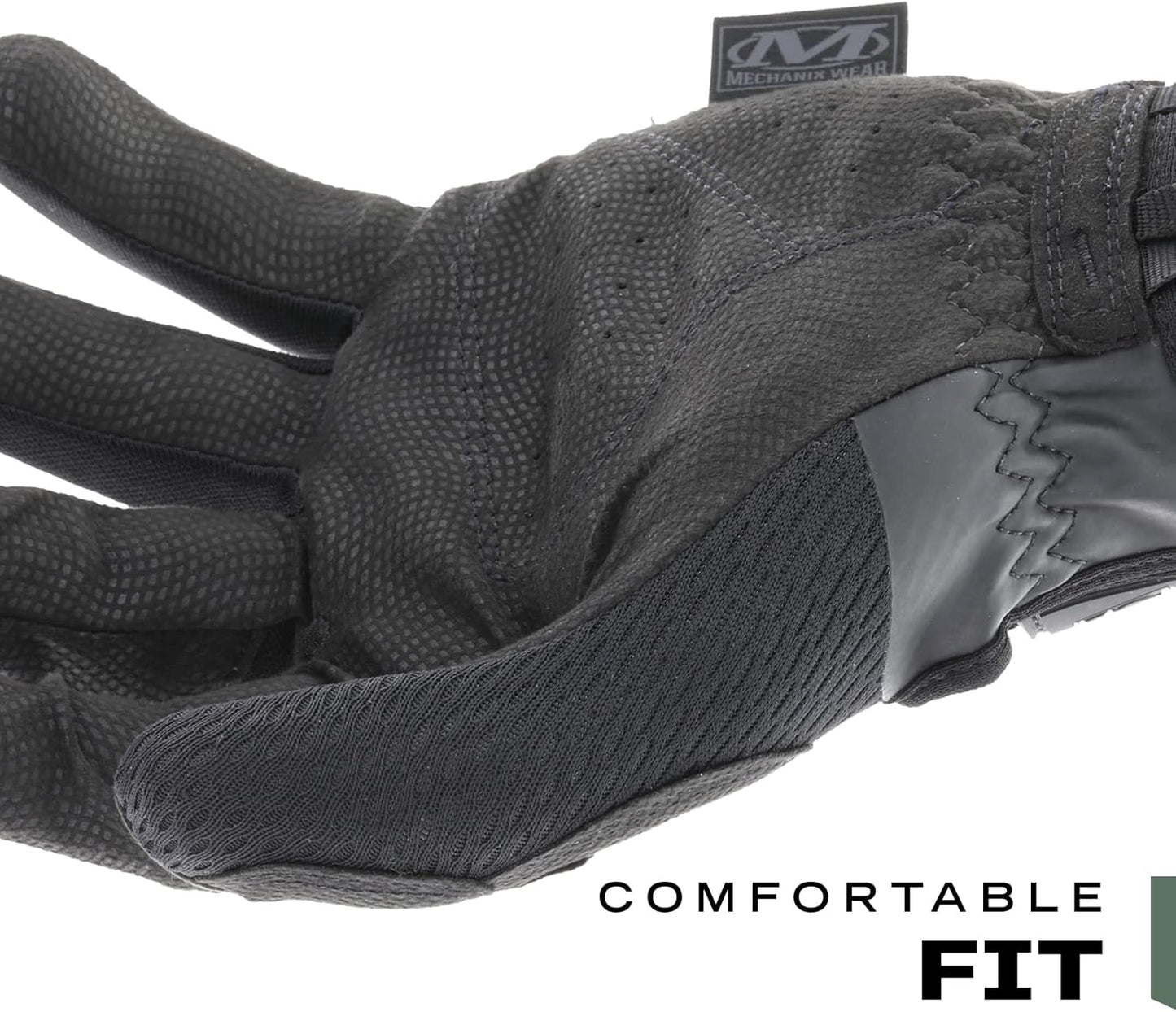 Mechanix Wear Tactical Gloves - High-Dexterity 0.5mm Work Gloves for Airsoft & Utility Use | Black, Medium