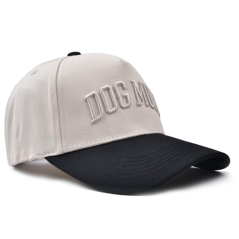 Dog Mom Hat- 3D Embroidered Puppy Mama Hat Adjustable Cotton Baseball Caps for Dog Lovers Black