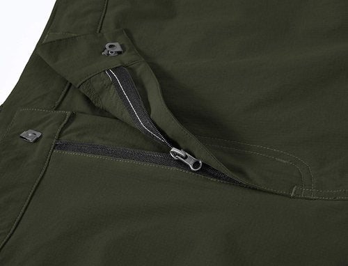 BASUDAM Men's Cargo Hiking Shorts - Quick Dry Lightweight Design with 6 Pockets for Camping & Travel
