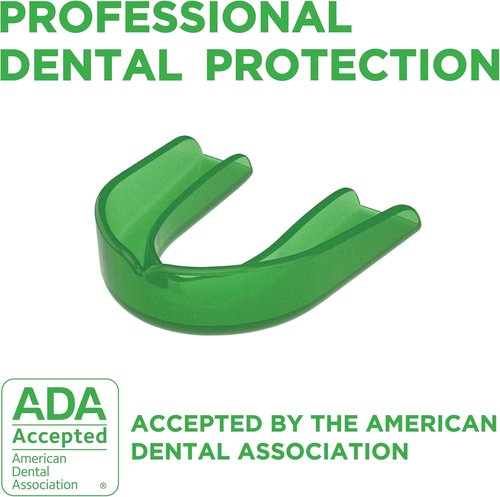 Delta Dental Sports Mouth Guard - ADA Accepted - Enhanced Impact Absorption - Clear for Braces
