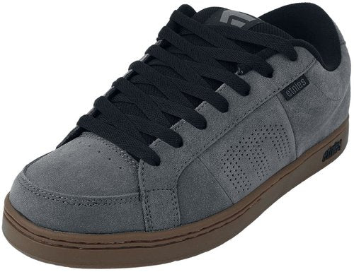 Etnies Kingpin - Classic Skate Heritage Fashion Style with on-Trend Puffy Look, Reinforced Cupsole - Grey/Black/Gum - 10.5