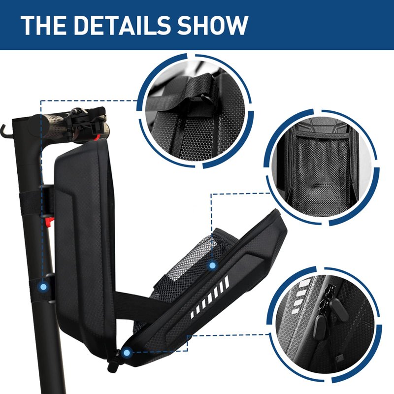 Hiboy Waterproof and Stable Handlebar Bag for Electric Scooter/Electric Bike/Bicycle/Motorcycle,3L Large Capacity