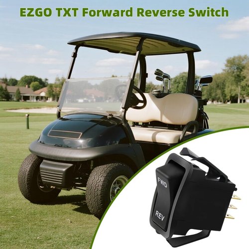 GENOUR EZGO TXT Forward Reverse Switch (2003-Up PDS) - Direct Fit OEM 74323-G01 | Heavy-Duty FNR Switch for 36V/48V Golf Carts | Stops Accidental Shifts