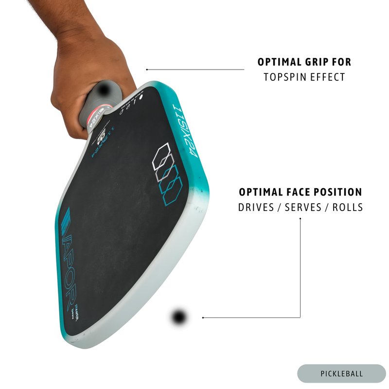 Pickleball Paddle Grip Tennis Grips Trainer to Improve Accuracy, Control, Consistency & Precision | Ultimate Pickleball Training Equipment and Teaching Aid by PickleBall Grip Doctor - 2 Pack (Black)