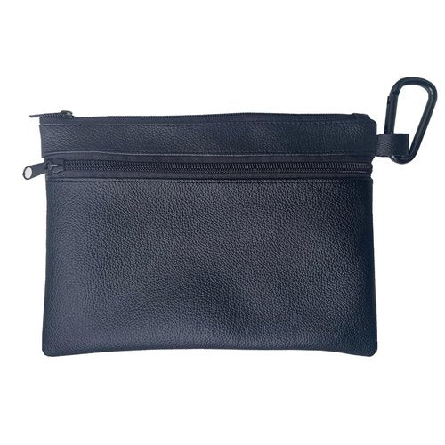 CORECISE Golf Ball Pouch,Golf Tee Bag Tee Holder Bag,Leather Golf Ball Bag Pouch,Zippered Golf Pouch,Golf Accessory Pouch,Small Zipper Pouch,Golf Accessories,Golf Bag Accessories