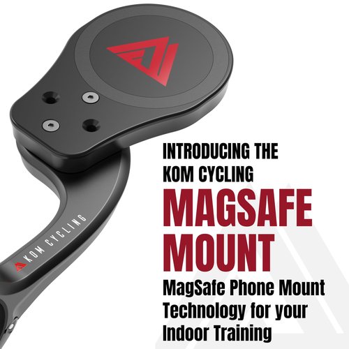 KOM Cycling Edge Universal Phone Adapter Attach Your Smartphone to Any Bike Mount - Quarter Turn Phone Mount Adhesive Adapter