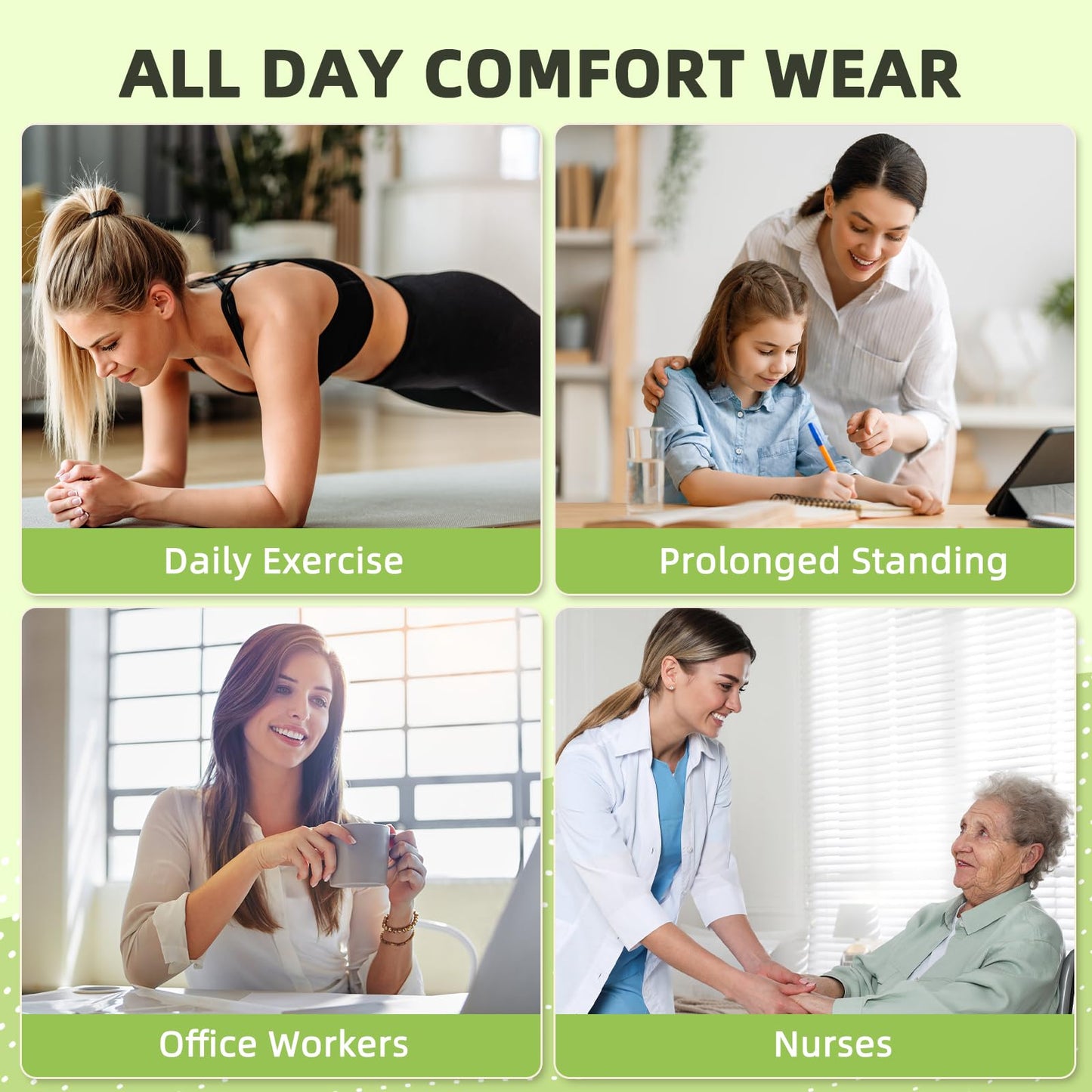 Compression Pantyhose for Women & Men 2 Pairs Open Toe 15-20mmHg Medical Graduated Compression Stockings Waist High Support Tights Opaque Leggings for Varicose Veins Edema Flight,Mix M