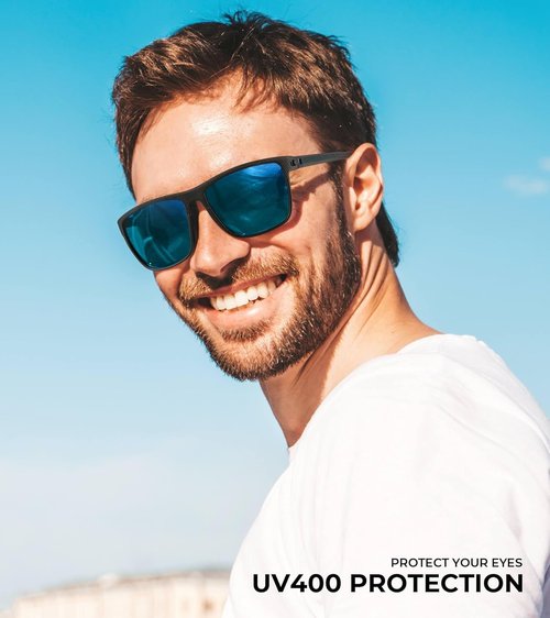 KALIYADI Polarized Sunglasses for Men - Classic UV400 Protection for Driving, Fishing & Golf