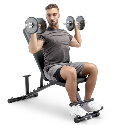 Circuit Fitness Adjustable Utility Weight Bench - Adjustable Six Position Mechanism AMZ-617BN