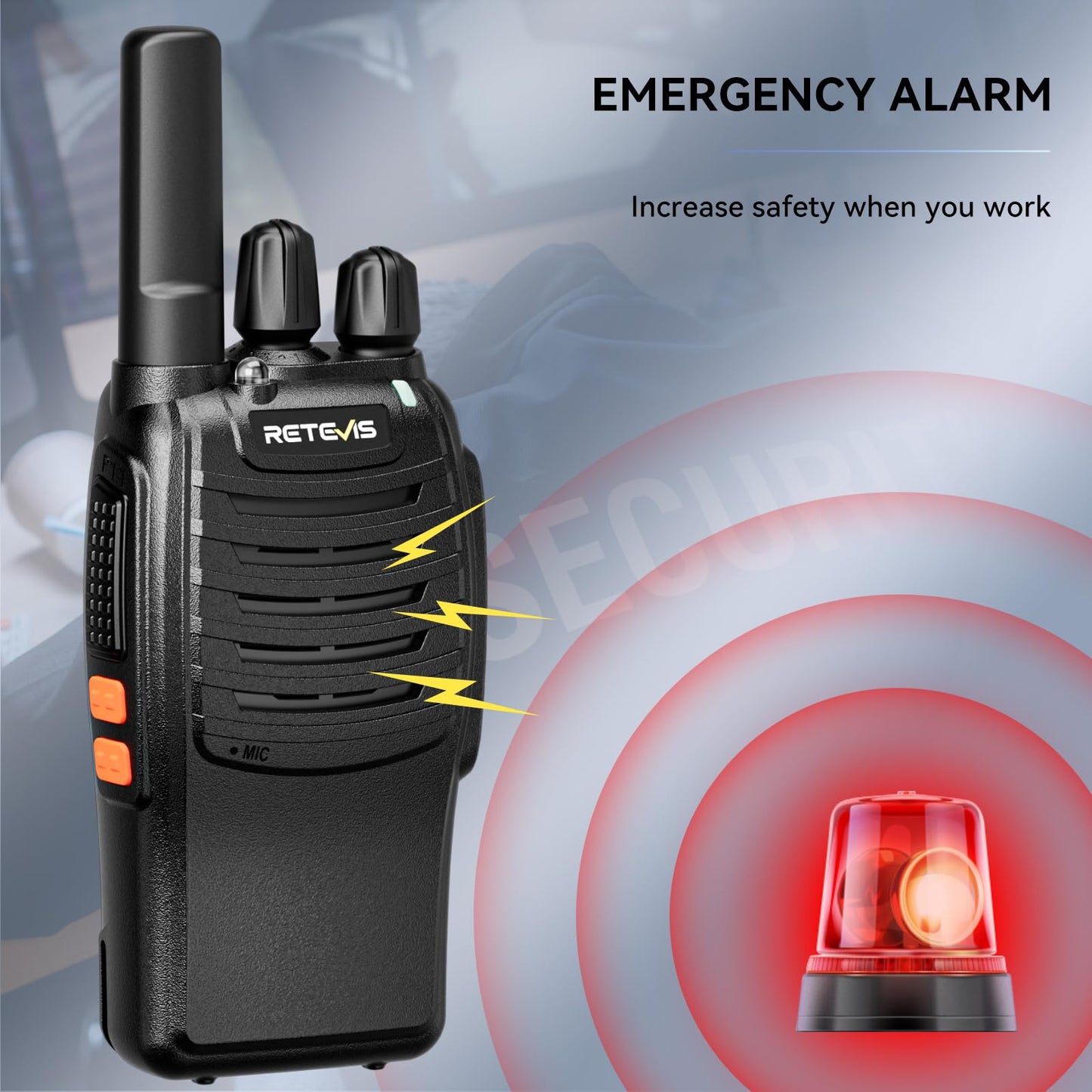 Retevis H777 Walkie Talkies for Adults with Clear Audio, Flashlight USB C