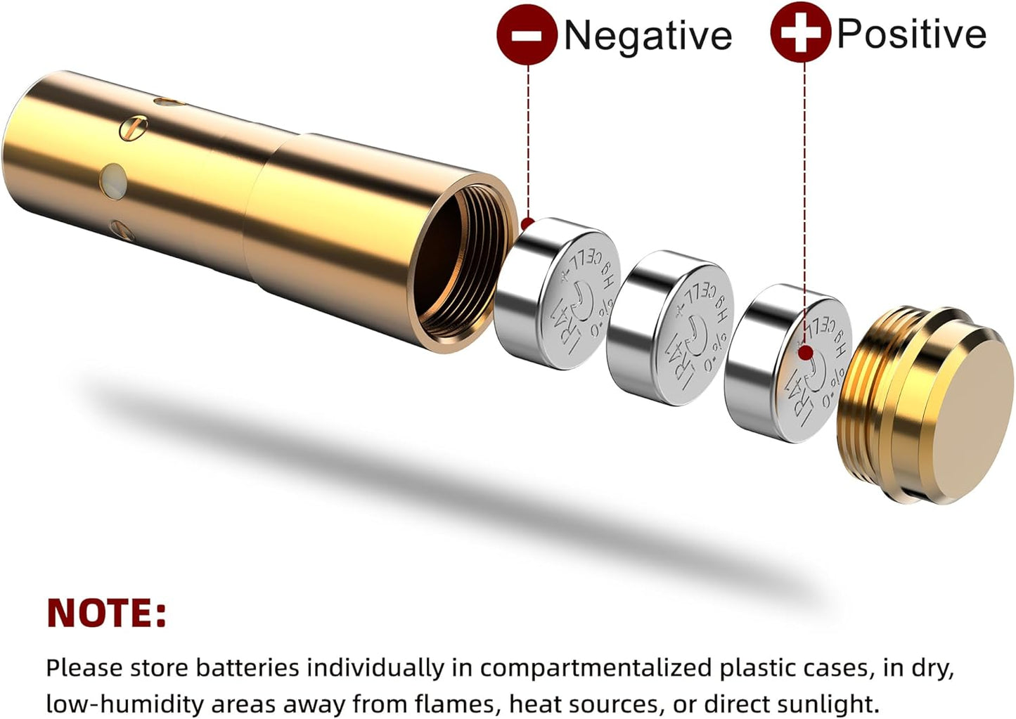 MidTen Bore Sight Laser - 9mm, .223, 5.56mm, .30-06, .25-06, .270 - Includes Batteries for Precise Alignment