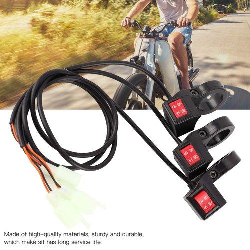 Alomejor Electric Scooter Handlebar Switch, Multifunction Electric Forward/Reverse Button Switch, Forward Reverse Gear Switch, Replacement Handlebar S