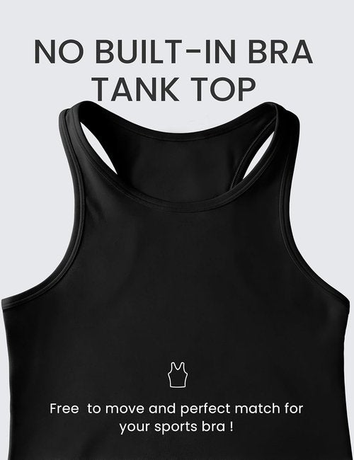 BAYDI Clouduxi Racerback Tank Tops - Women's Sleeveless Yoga & Gym Shirts | Athletic Comfort