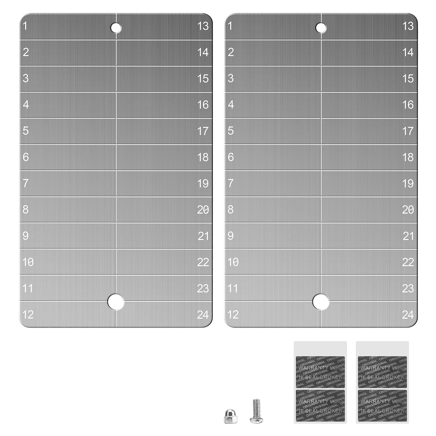 Codesteel Titanium Crypto Seed Phrase Storage, Bitcoin Seed Plates, Fireproof Waterproof Recovery Backup, 2 Metal Seed Phrase Plates and Security Seals