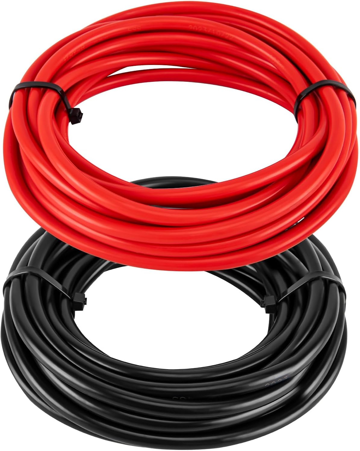 6 Gauge Wire - 20 FT Black & 20 FT Red Battery Cable | Copper Welding Wire with Connectors