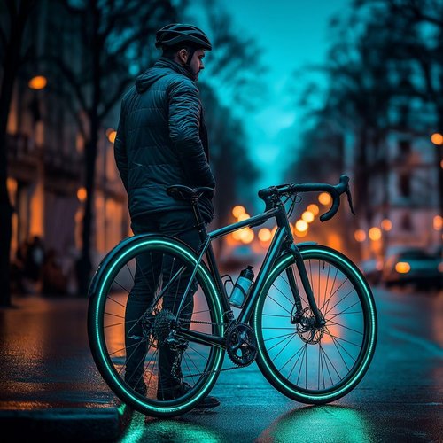 customTAYLOR33 Green High Intensity Grade Reflective Copyrighted Safety Rim Tapes - (Must Select Your Rim Size) (14" (TIRE Size, for Small Bicycles/eBikes))