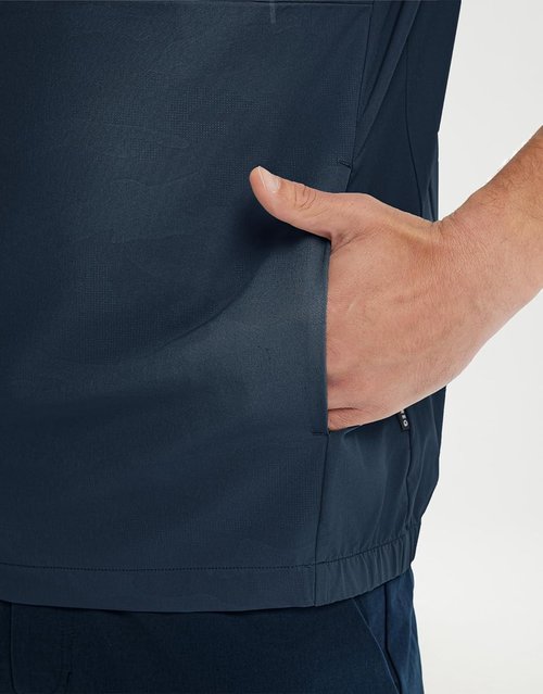 M MAELREG Short Sleeve Hoodie for Men - Lightweight, Water-Resistant, Embossed Pattern | Perfect for Golf