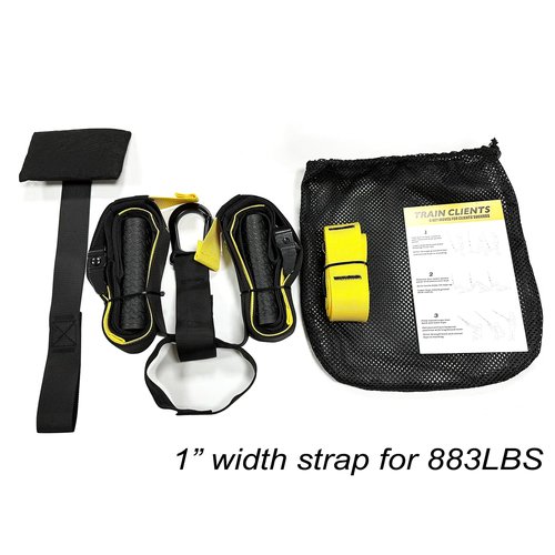 LONGLC Fitness Strap, Home Resistance Training Kit, Workout Straps with Handles for Home Gym, Yoga Bands for Stretching, Exercise Straps, Yoga Stretching Strap, Bodyweight Resistance Workout Straps for Indoor & Outdoor