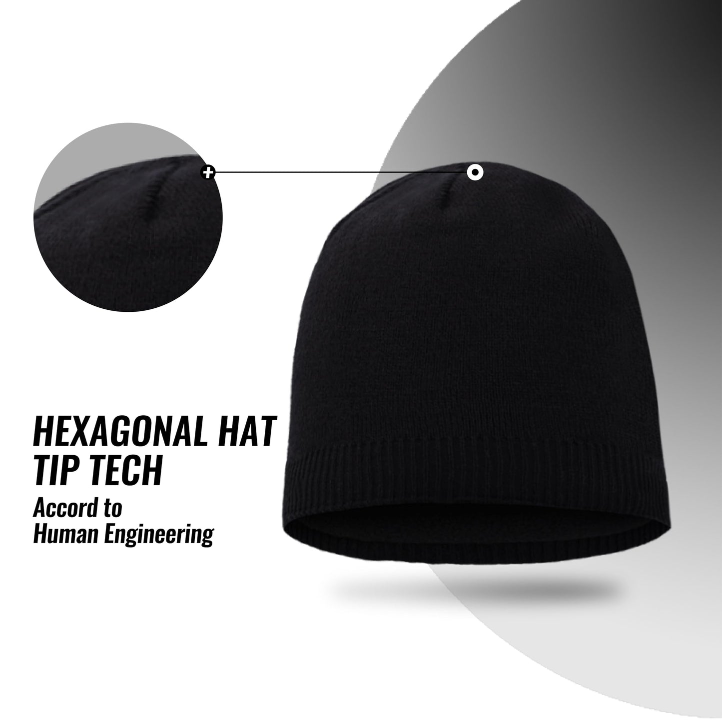 LEAKDRY Waterproof Beanie,Wool Thermal Insulated Beanie,Fleece Lined Hat,Windproof Causal Cold Weather Winter Hat for Ski (US, Alpha, One Size, Solid/Black)