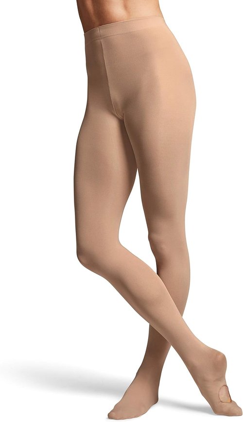Bloch Dance Women's Contour Soft Adaptatoe Tights - Ultimate Comfort & Flexibility | Black