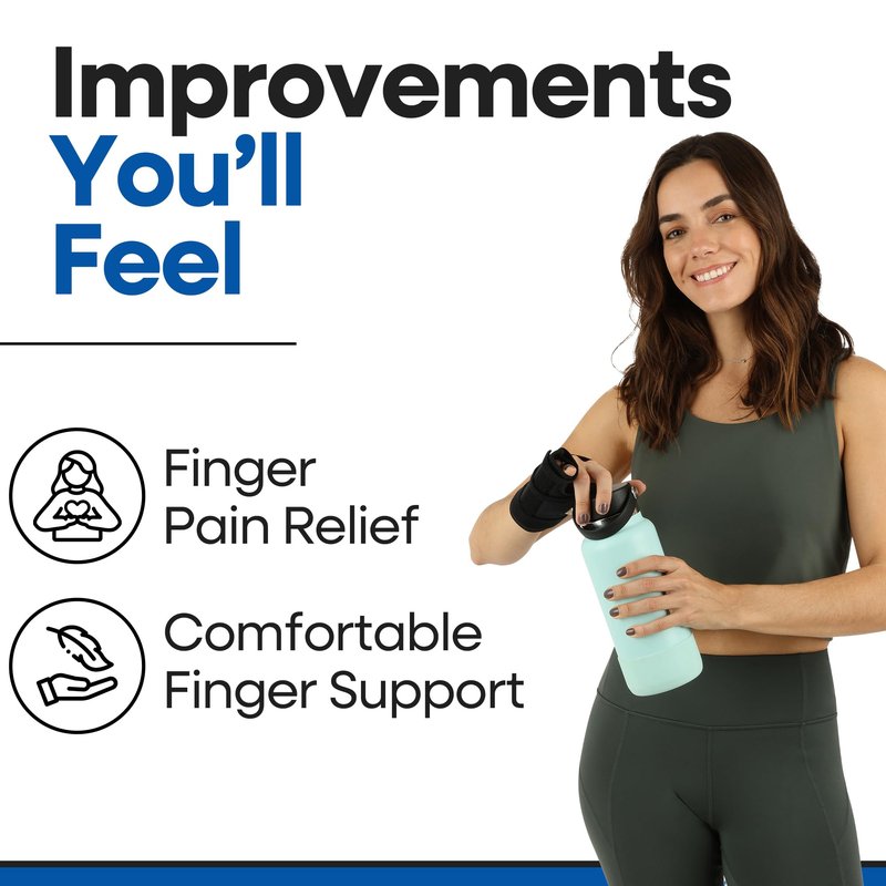 Metacarpal Finger Splint Hand Brace | Little Pinky Finger Splint For Boxer Fractures l Broken Ring or Hands Cast |Trigger Immobilizer Straightener l Ulnar Gutter Support | Boxer Brace | RIGHT S/M