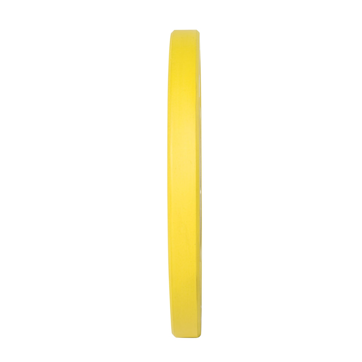 CAP Barbell Olympic Rubber Bumper Plate with Steel Hub 2" (Single), Yellow, 35-Pound