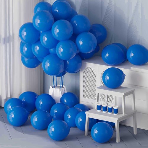 DECOCKRAT Blue Latex Balloons Kit - 110PCS 12'' Helium Balloons for Birthday, Baby Shower & Wedding Decor
