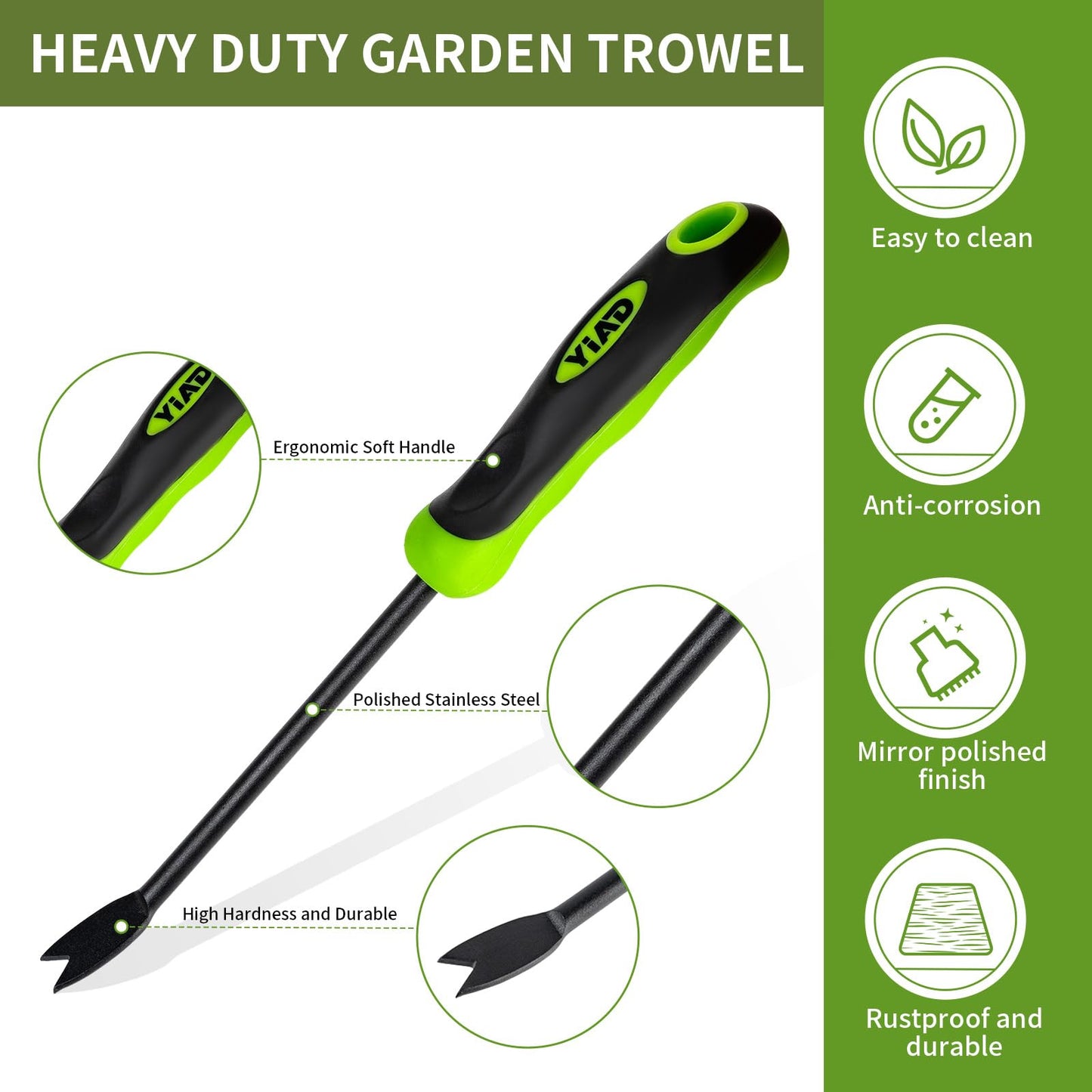 YIAD DRAGON HORSE Dandelion Weed Puller Tool, Weed Puller Tool with Ergonomic Handle Garden Weed Remover Tool for Planting, Dandelion Puller Flower and Vegetable Care in Lawn Garden Yard