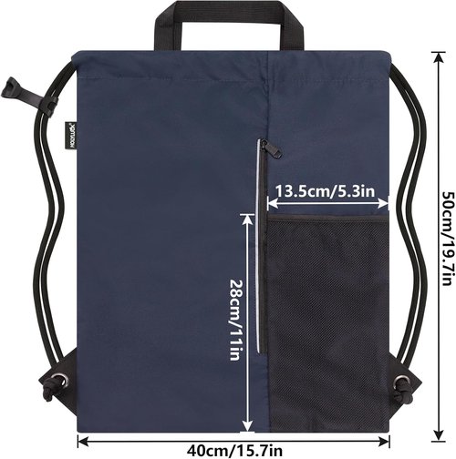 HOLYLUCK Drawstring Backpack - Versatile Gym Bag for Men & Women | Ideal for Beach & Sports