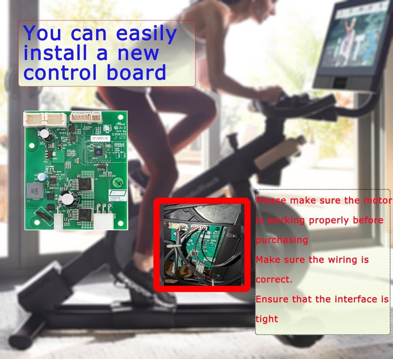 camicinta 430157 Motor Control Board Exercise Bikes Compatible with Nordic Track C22I/S10I/S15I/S22I/S27I/SE9I/X24 Stationary Bike 430146 Elliptical Machines