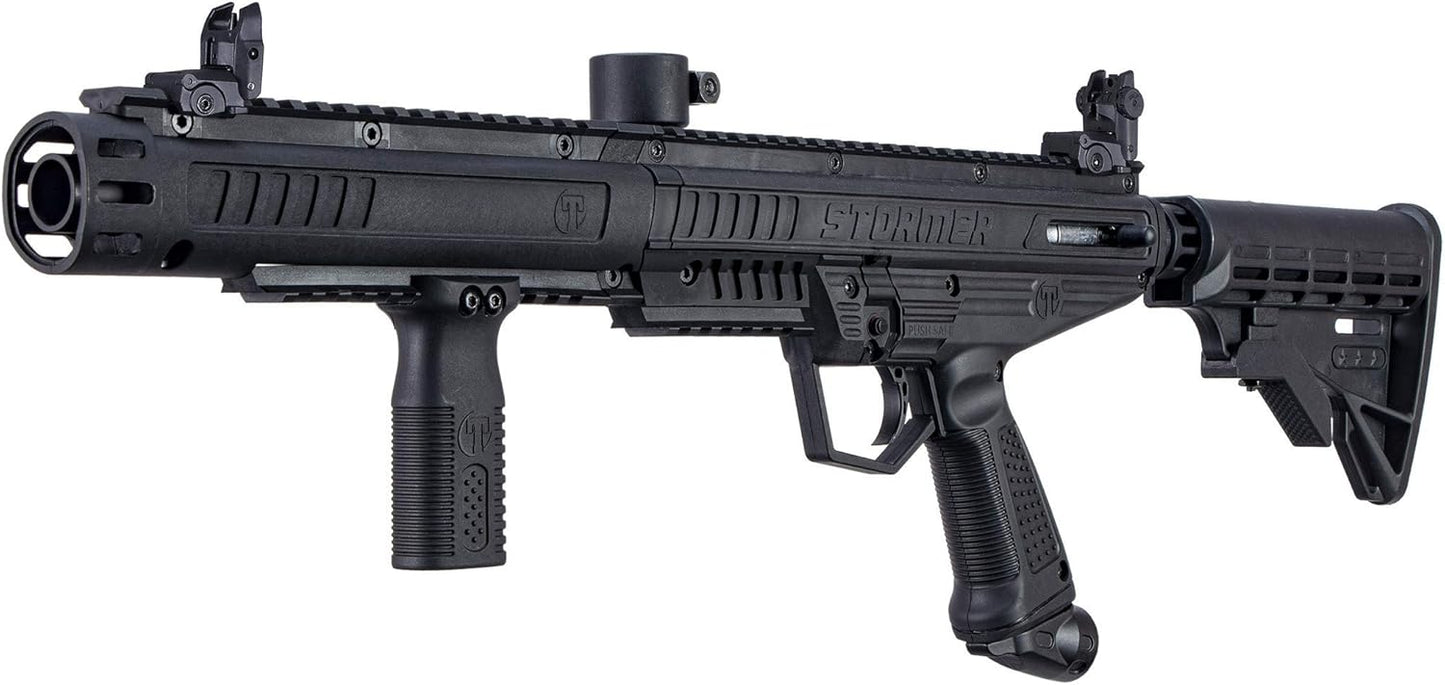 Tippmann Stormer Tactical Marker - High-Performance Paintball Gun | Sleek Black Design