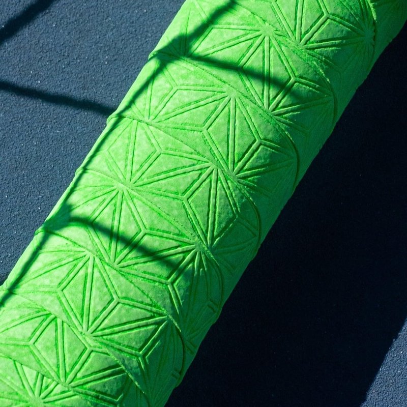 Supacaz SupaSuave Neon Green Pickleball Overgrip - Tacky Pickleball Paddle Grip Tape Wrap - Pickle Ball Anti-Sweat Overwrap - 3pk