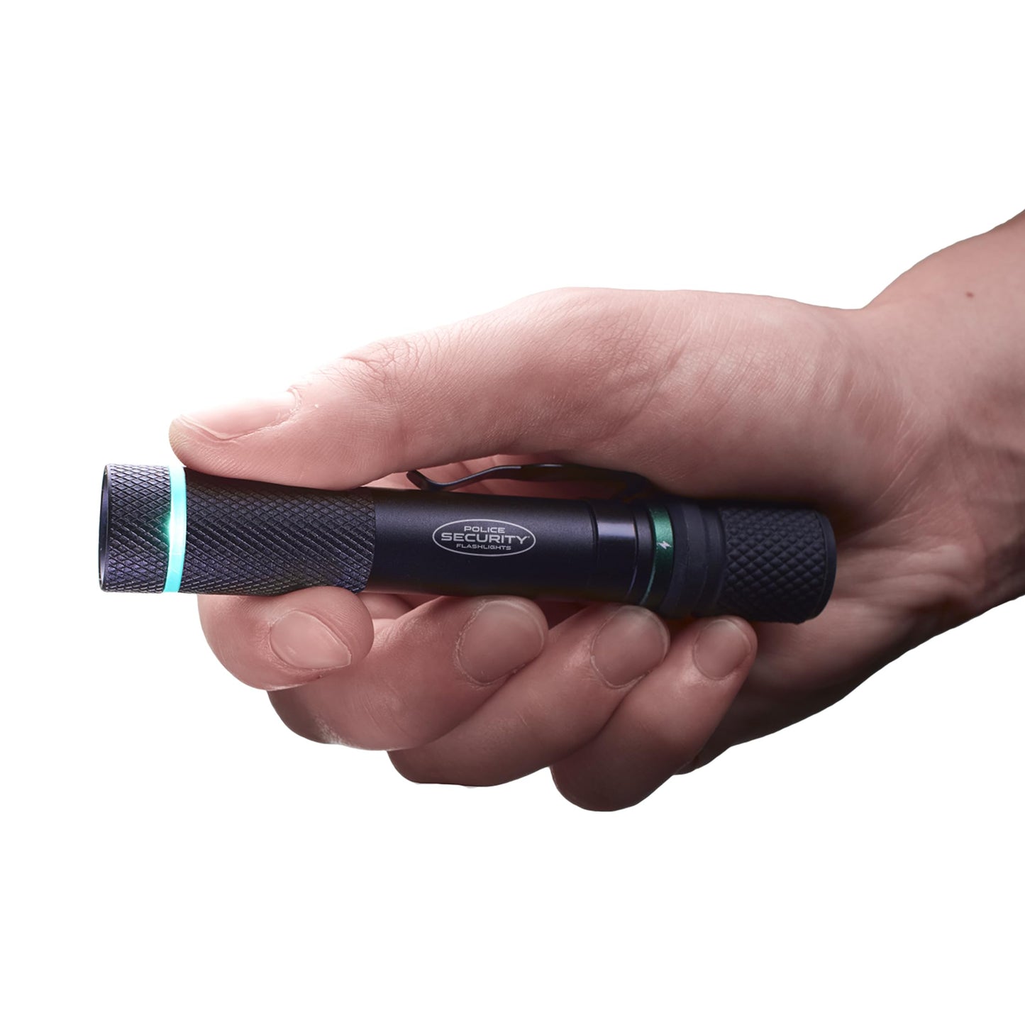 Police Security Aura-RS Ultra-Bright 260 Lumen Rechargeable Flashlight, Compact, 3 Modes, Slide Focus, Micro-USB Charging, Perfect for DIY Projects and Trade Professionals