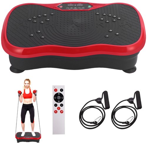 Vibration Plate Exercise Machine, Vibrating Plate Fitness Platform with Remote Control – Portable Vibration Plates for Lymphatic Drainage, Weight Loss, Toning, Recovery & Home Workouts