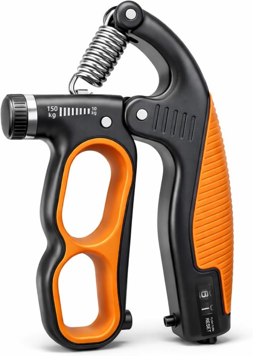 Grip Strength Trainer - Adjustable 22-330Lbs Resistance | Heavy-Duty Forearm & Finger Exercise Tool