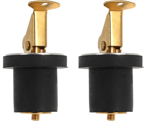 Brass Boat Drain Plug by Boat Plug | Durable Snap Handle for Marine Use - 3/4 Inch Size